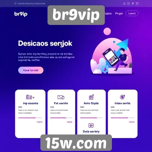 Facilidade de navegação no site br9vip